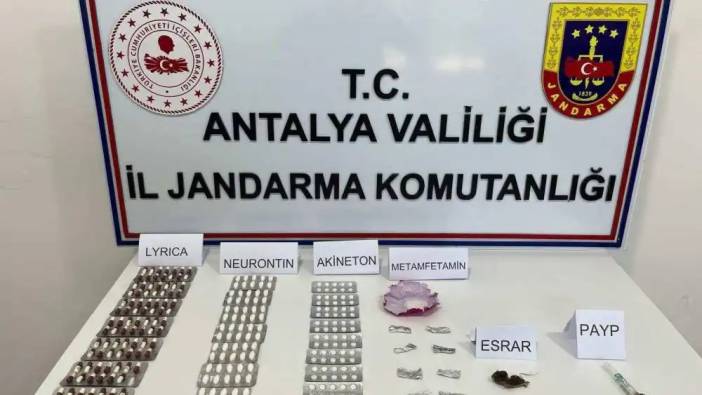 Alanya’da Uyuşturucu Baskını! 453 Sentetik Hap Ele Geçirildi
