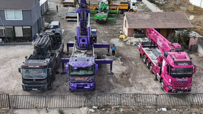 Hatay’da Kızı İsteyince Vinçleri Renk Cümbüşüne Çevirdi!