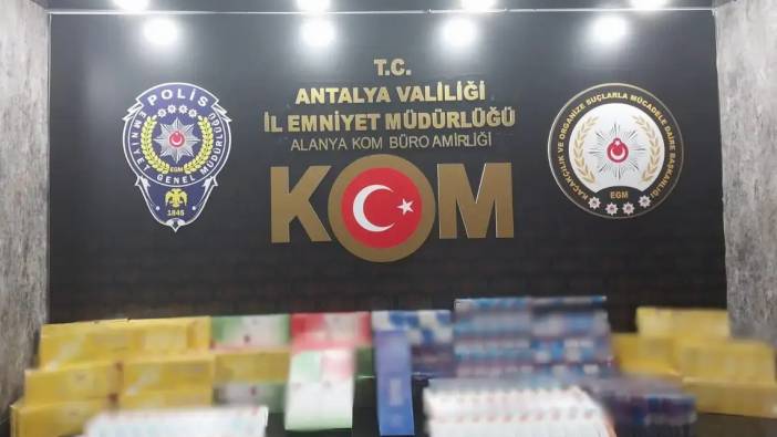 Antalya’da 2 Haftada 40 Operasyon: Binlerce Ürün Ele Geçti