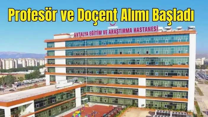 SBÜ 276 Öğretim Üyesi Alacak: Antalya Eğitim Araştırma'da Kadrolar Açıldı