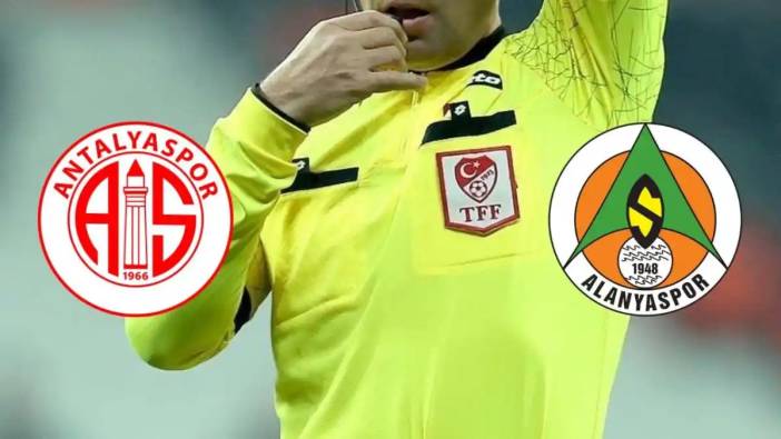 Süper Lig'de Antalyaspor ve Alanyaspor'un Hakemleri Belli Oldu