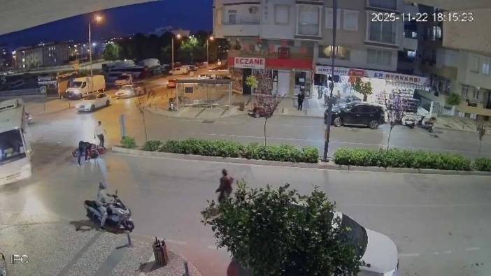 Manavgat’ta Motosiklet Sürücüsünün Freni Kazaya Dönüştü!