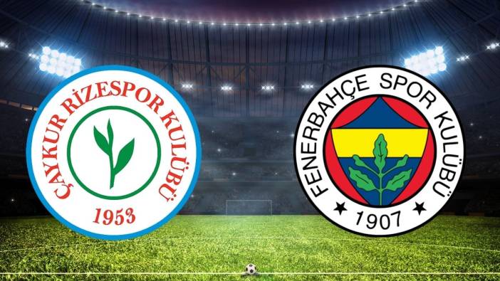 Anlık Anlatım! Rize Fenerbahçe Maçında Top Ağlarda!