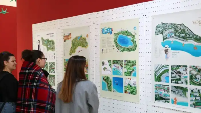 Burdur MAKÜ'de Haritalarla Fantastik Dünyalara Uzanan Sergi