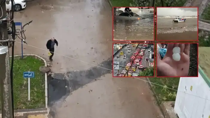 Antalya'nın Gündüzü Geceye Döndü: Sağanak Etkili Oldu