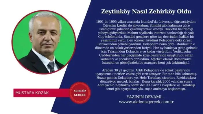 Zeytinköy Nasıl Zehirköy Oldu