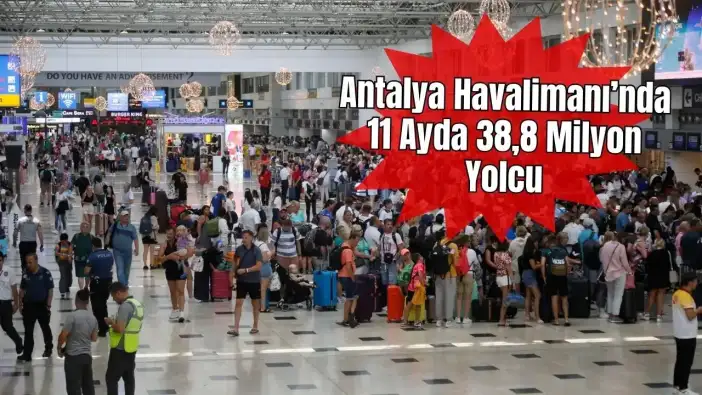 Antalya Havalimanı Kasımda 1,7 Milyon Yolcuyu Ağırladı