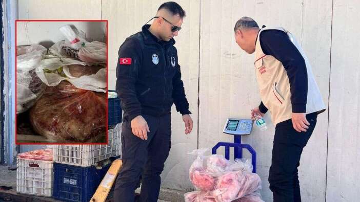 Kepez'de Soğuk Hava Deposundan 574 Kilo Bozuk Gıda Çıktı