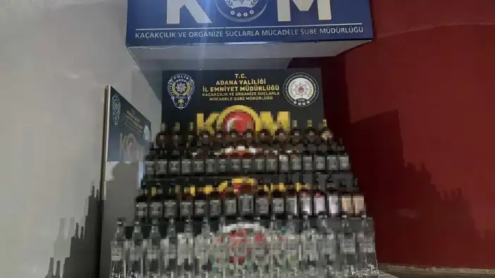 Yılbaşında Adana’yı Zehirleyeceklerdi! 2 Bin Litre Sahte Alkol Yakalandı