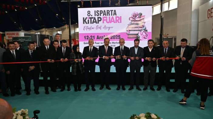Isparta 8. Kitap Fuarı Kapılarını Açtı