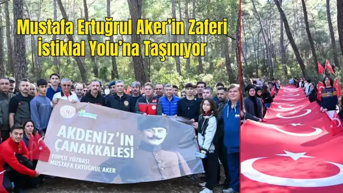 Paris II Zaferinin 108. Yılı: Kemer'de Mustafa Ertuğrul Aker ve Silah Arkadaşları Anıldı