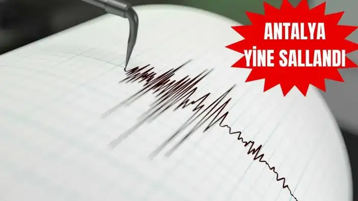 Antalya’da Faylar Rahatlamıyor: Aksu’da 3.8 Büyüklüğünde Deprem!