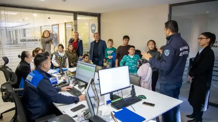 Öğrenciler Manavgat’ta Kamu Hizmetlerini Öğrendi