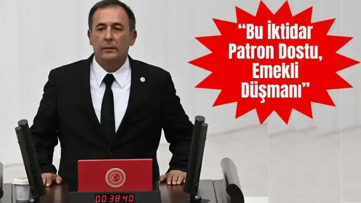 Antalya Vekili Erdem: Vergi Sistemine Dinamit Koydunuz