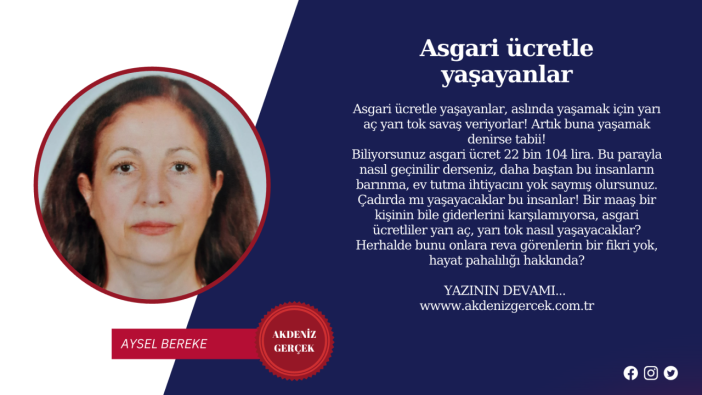 Asgari ücretle yaşayanlar