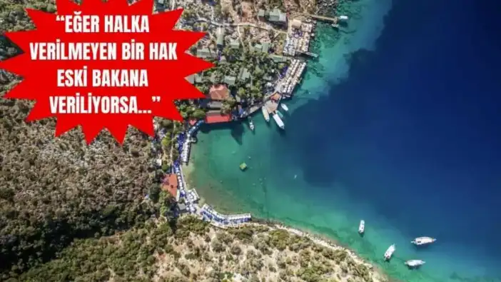 Kaş’ta Eski Bakan Mumcu’ya “Kıyak” İddiası: Dernek’ten Zehir Zemberek İzin Açıklaması!