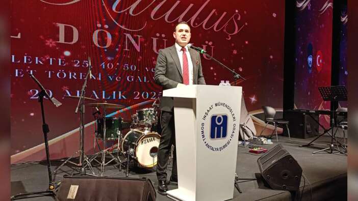 İMO Antalya’dan 71. yıla yakışan gala: Yarım asırlık emekler alkışlandı