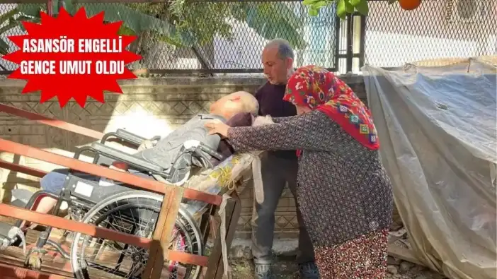 Üvey Babadan Büyük Fedakârlık! Engelli Oğluna Hamallık Yaparak Raylı Sistem Kurdu