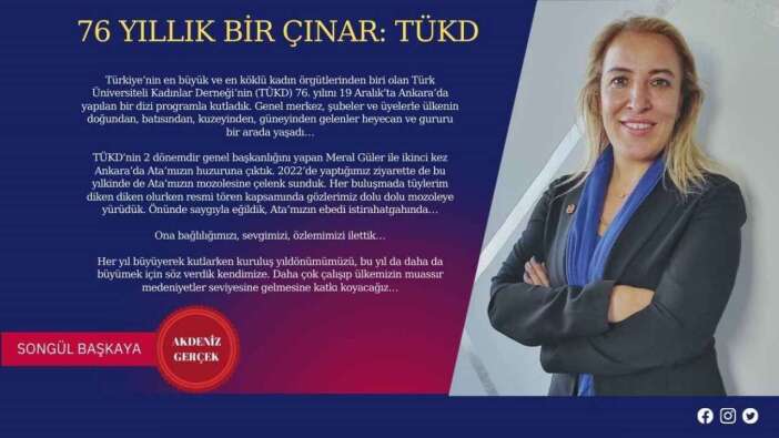 76 yıllık bir çınar: TÜKD