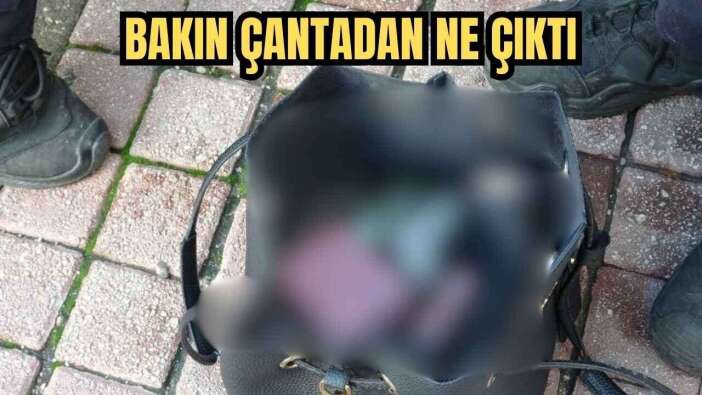 Antalya’da Kaldırıma Çantasını Bırakan Kadın Ekipleri Harekete Geçirdi!