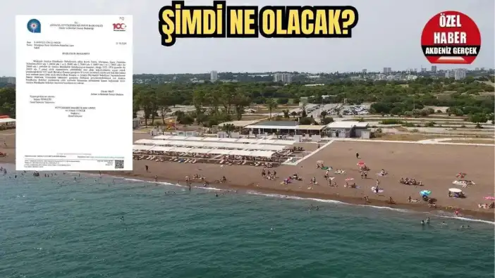 Tartışmalı Lara Sahili Özelleştirme İmar Planı Askıya Çıkarıldı