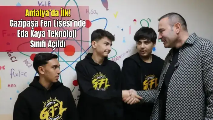 Aykut Kaya'dan Milletvekili Maaşıyla Antalya'da 2. Teknoloji Laboratuvarı! Merhum Eşi Eda Kaya'nın Adı Verildi