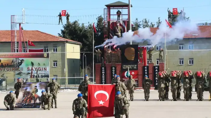 Isparta 40. Komando Tugayı’nda Mezuniyeti Uzman Erbaş ve Sözleşmeli Erler Yemin Etti