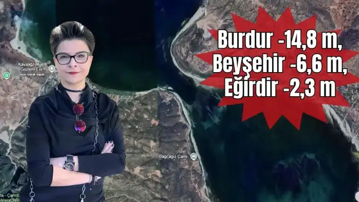 34 Yılda 3 Büyük Göl Alarmda: Burdur’da 14,8 Metrelik Kayıp
