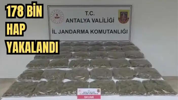 Antalya Dahil 63 İlde Dev Operasyon! 1 Tonu Aşan Uyuşturucu Ele Geçirildi