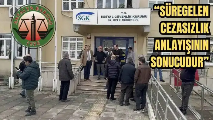 Avukatlara Yönelik Şiddet Bir Can Daha Aldı! Antalya Barosu'ndan Tepki Geldi