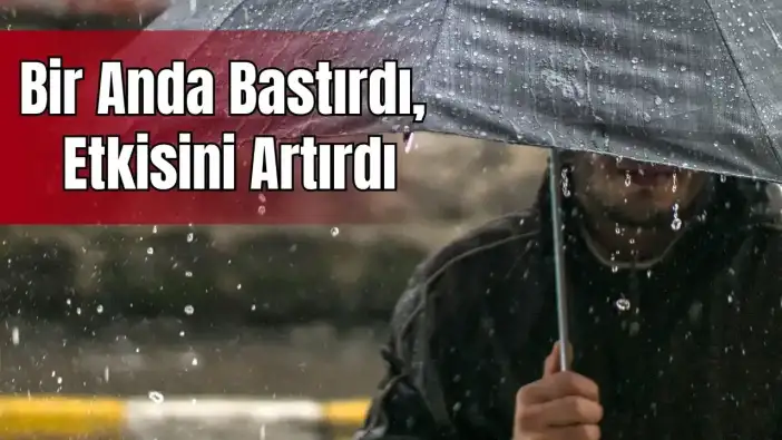 Şiddetli Yağış ve Fırtına Antalya’da Hayatı Durdurdu