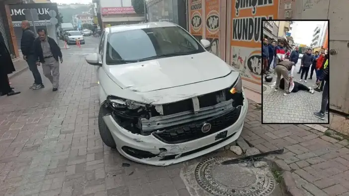 Manavgat’ta Otomobille Motosiklet Çarpıştı: Saniye Saniye Kaydedildi!