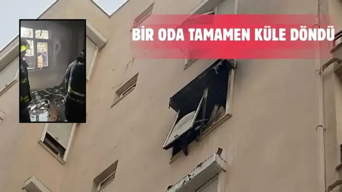 Serik’te Apartman Yangını Mahalleliyi Ayağa Kaldırdı