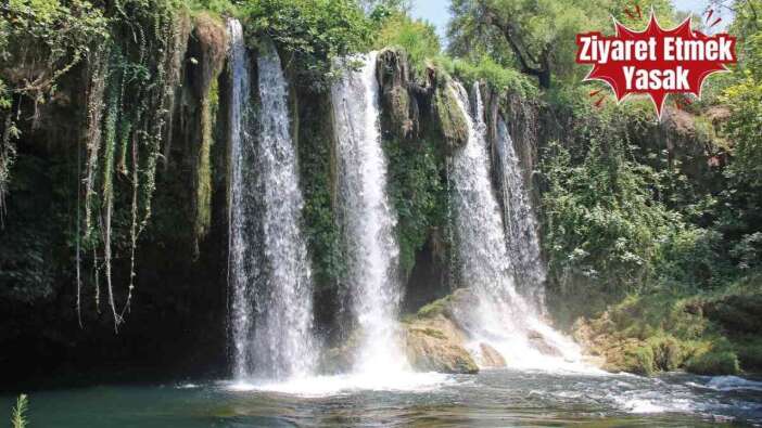 Antalya Büyükşehir Kararını Verdi! Düden Şelalesi Kapandı!