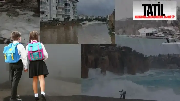 Antalya’da 12 Ocak Pazartesi Günü Okullar Tatil mi?