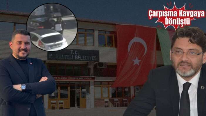 İncelemedeydi! Korkuteli Belediyesi Önünde Arbede!