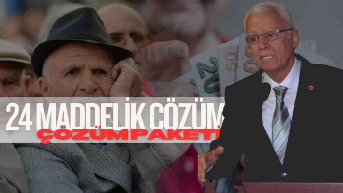 Emekliler Sıraladı! Emeklilerin Sorununu Çözecek 24 Madde!