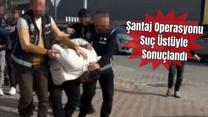 Kepez'de İş Yeri Şantajına Suç Üstü! Poşet Poşet Banknotlar Yere Saçıldı