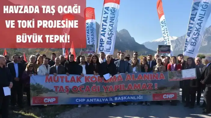 CHP’den Çandır–Boğaçayı İsyanı: “Antalya’nın Suyuna Dokundurtmayacağız!”