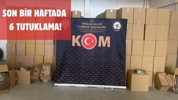 Antalya’da Suç Çetelerine Geçit Yok: Kaçakçılıkla Mücadelede Rekor Yakalama!