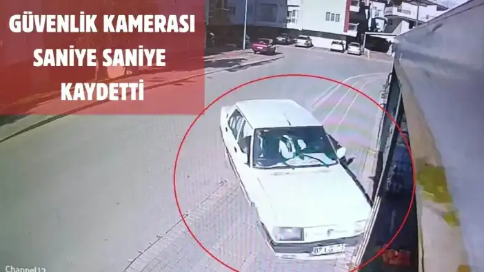 Manavgat’ta Kontrolden Çıkan Araç Markete Daldı!