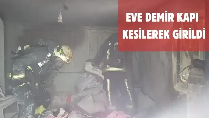 Manavgat’ta Alevlere Teslim Olan Ev Tamamen Yandı