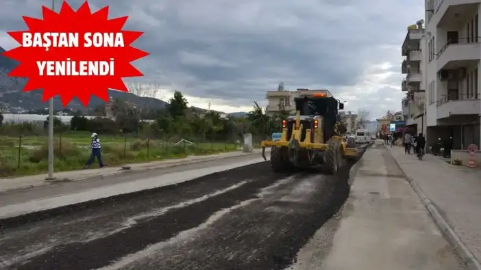 Alanya’da Kestel Yolu Çalışma Sonrası Nefes Aldı