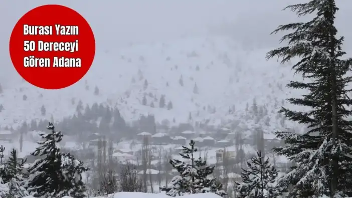 Adana’nın Zirvesinde Masal Gibi Kış