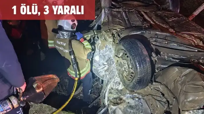 Hatay’da Kontrolden Çıkan Araç Ölüm Getirdi