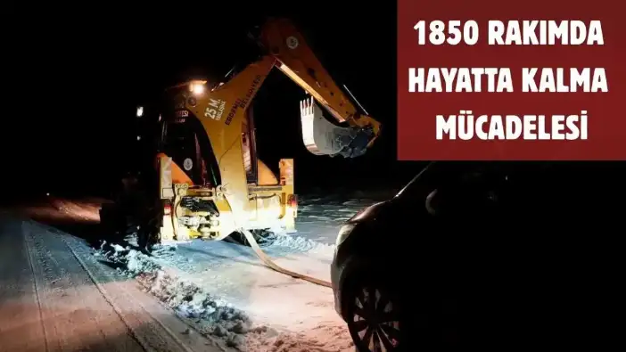 Mersin’de Karla Kaplı Yayla Yolunda Zorlu Kurtarma Operasyonu