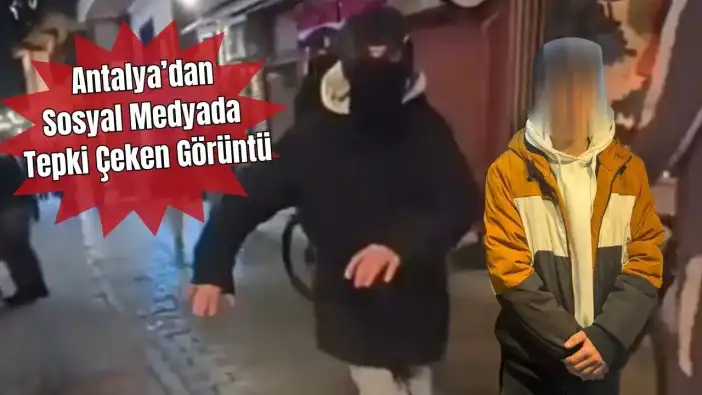 Kaleiçi’nde Bisiklet Süren Çocuğa Maskeli Tehditte Flaş Gelişme!