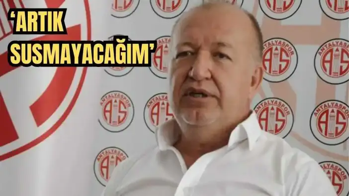 Antalyaspor Vakfı Başkanı Gültekin Gencer Sessizliğini Bozdu