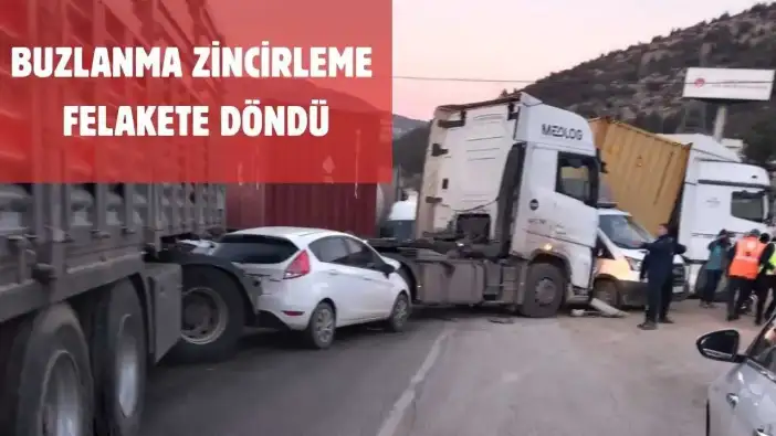 Hatay’da 12 Aracın Birbirine Girdiği Kazada 11 Yaralı!