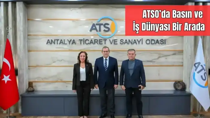 ATSO Başkanı Hacısüleyman, Akdeniz Gerçek Gazetesi Yönetimiyle Görüştü